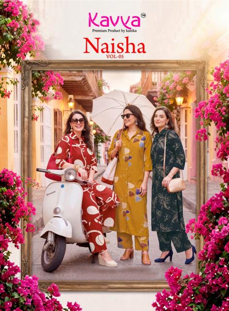 Kavya naisha vol-5 coord set wholesale clothing website